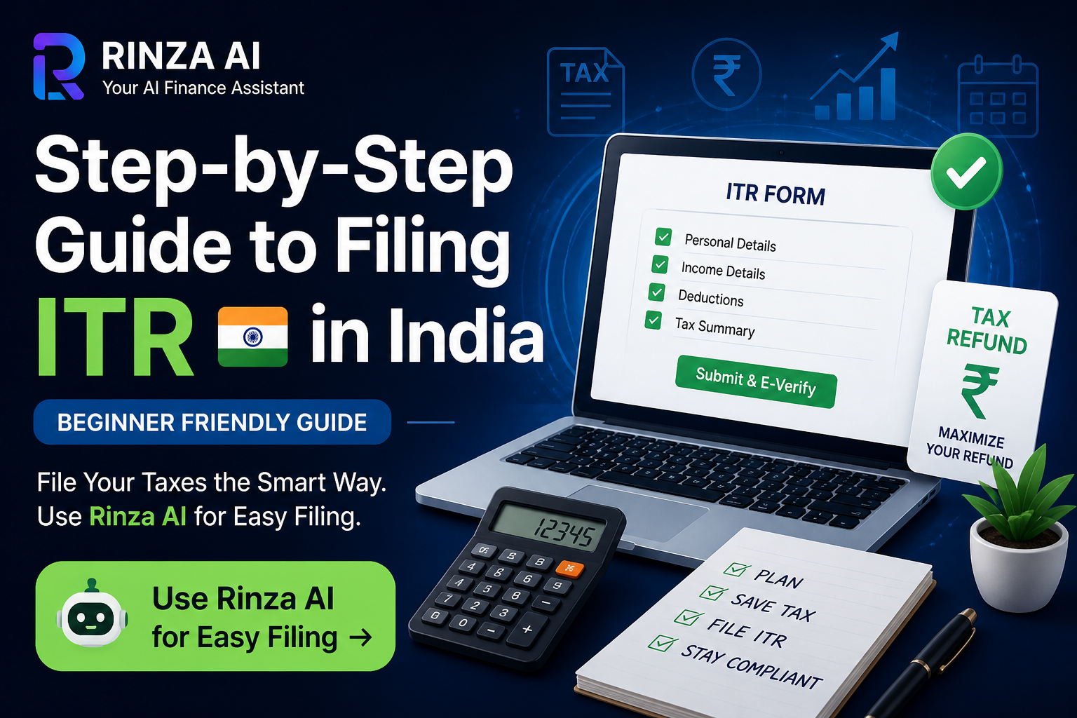 Step-by-Step Guide to Filing ITR in India (Beginner Friendly) – 2026